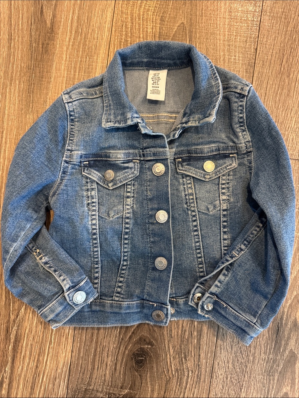 Girls' Blue Denim Jacket - Classic Jean Coat